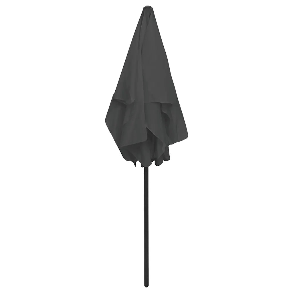 Ombrello | Parasolne da Spiaggia Antracite 180x120 cm