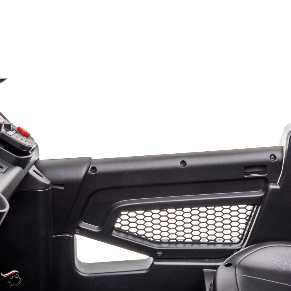 Auto Elettrica per Bambini Mercedes Unimog 12V 2 Posti Monitor Touchscreen Mp4-Verde