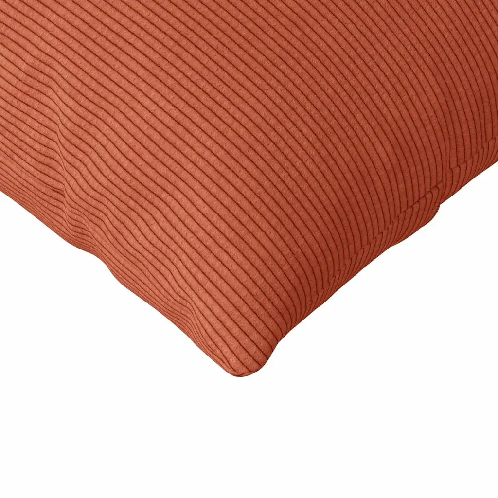 Cuscini da Divano 2 pz-Set di 2 Cuscini per Sofa Rosso Arancio 145 x 40 cm