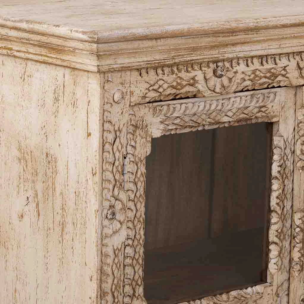 Credenza in legno beige  180x43x100