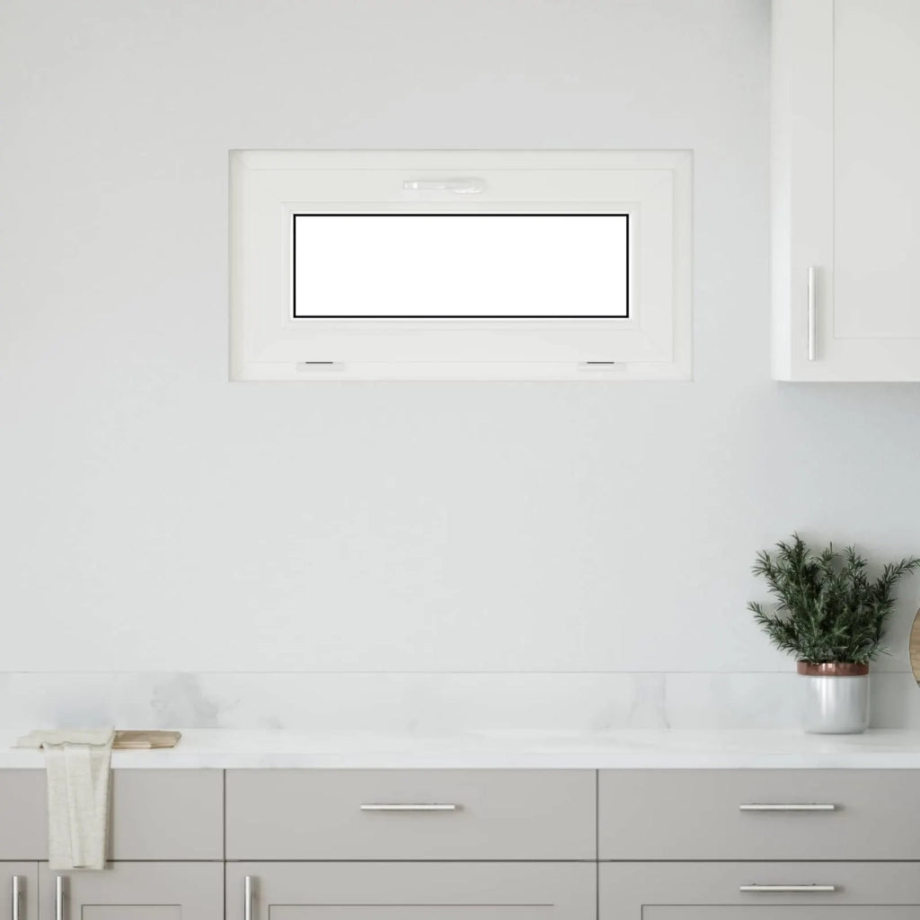 Finestra per Soffitta RISOR 80 x 40 cm PVC e Vetro Bianco 42047264