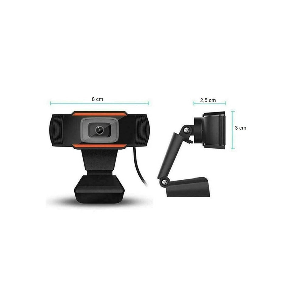 Trade Shop - Webcam Con Microfono Web Cam Chat Msn Skype Zoom Video Lezione Smart Working -