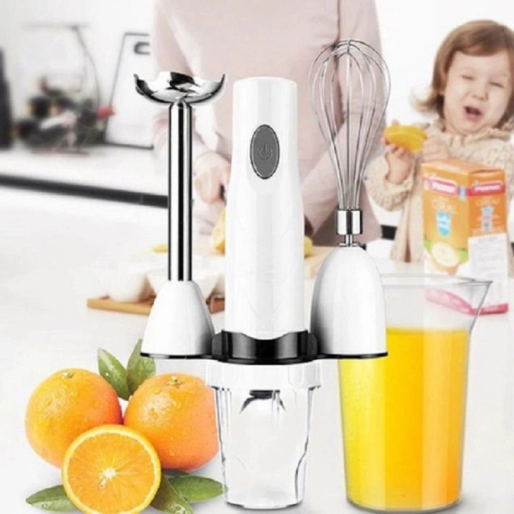 Trade Shop - Frullatore Ad Immersione 4 In 1 150 W Integratore Alimentare Per Bambini Q-b1 -