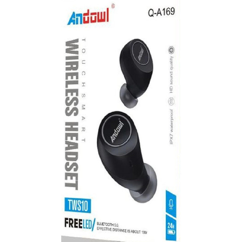 Trade Shop - Cuffie Senza Fili Auricolari Wireless Q-a169 Bluetooth Smartphone Ios Android -