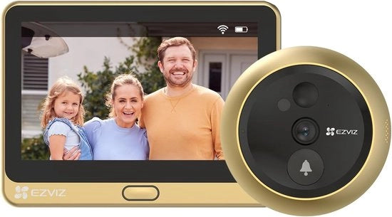 Camera da ingresso wireless con risoluzione 1080P, interfono integrato e schermo da 4,3 pollici
