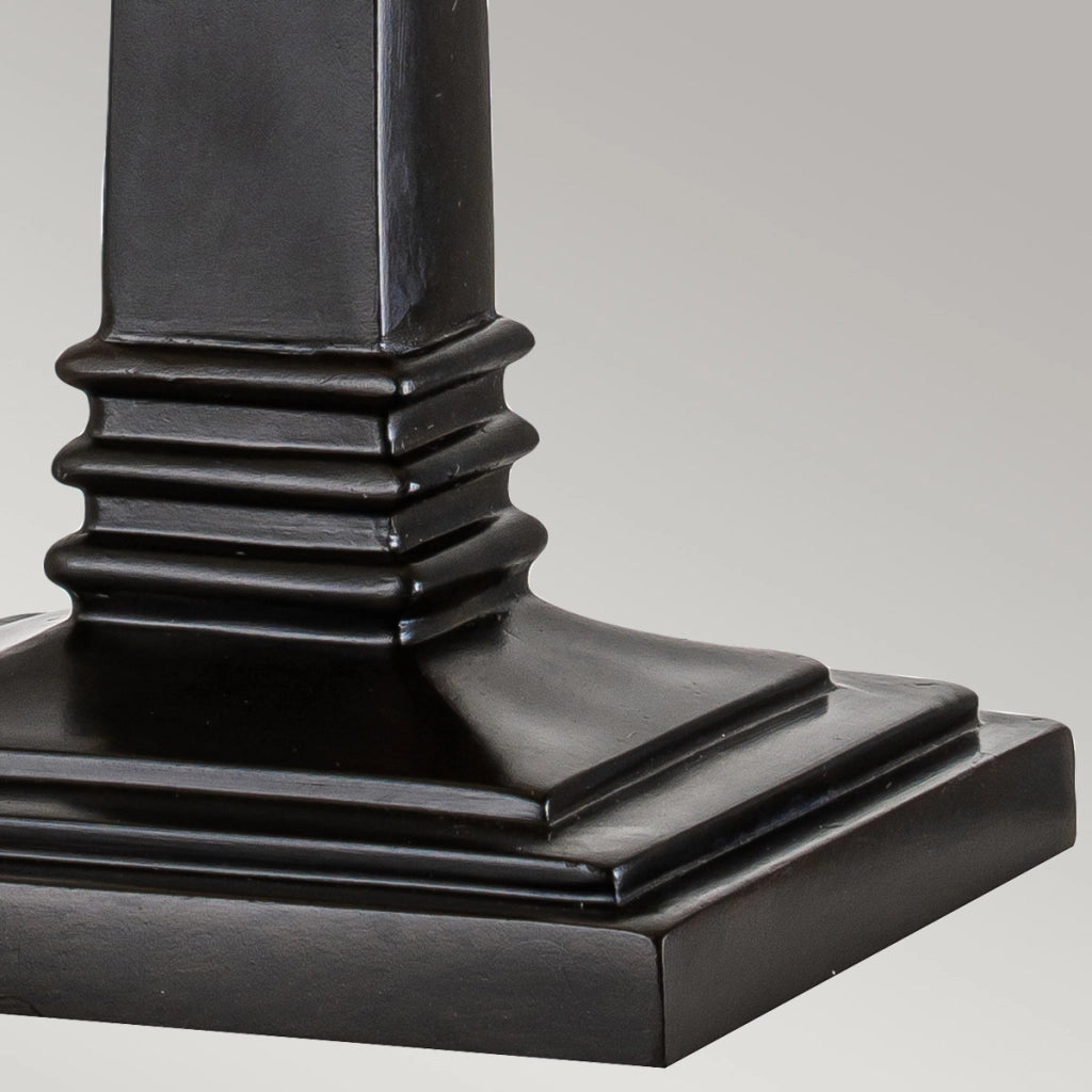 Lampada tavolo Tiffany Alderley grande bronzo E27 Elstead