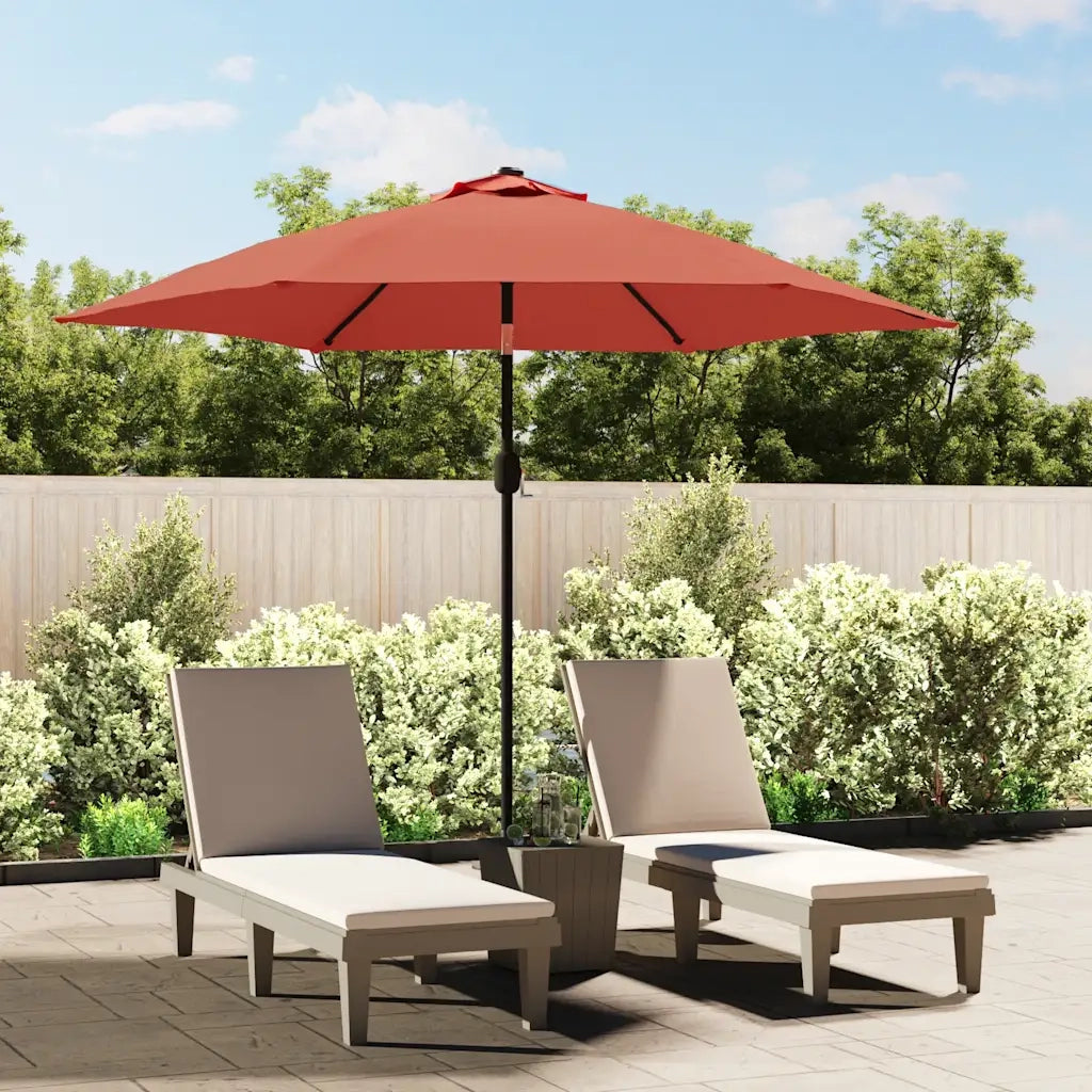 Telo di Ricambio per Ombrellone Terracotta 300 cm 313801