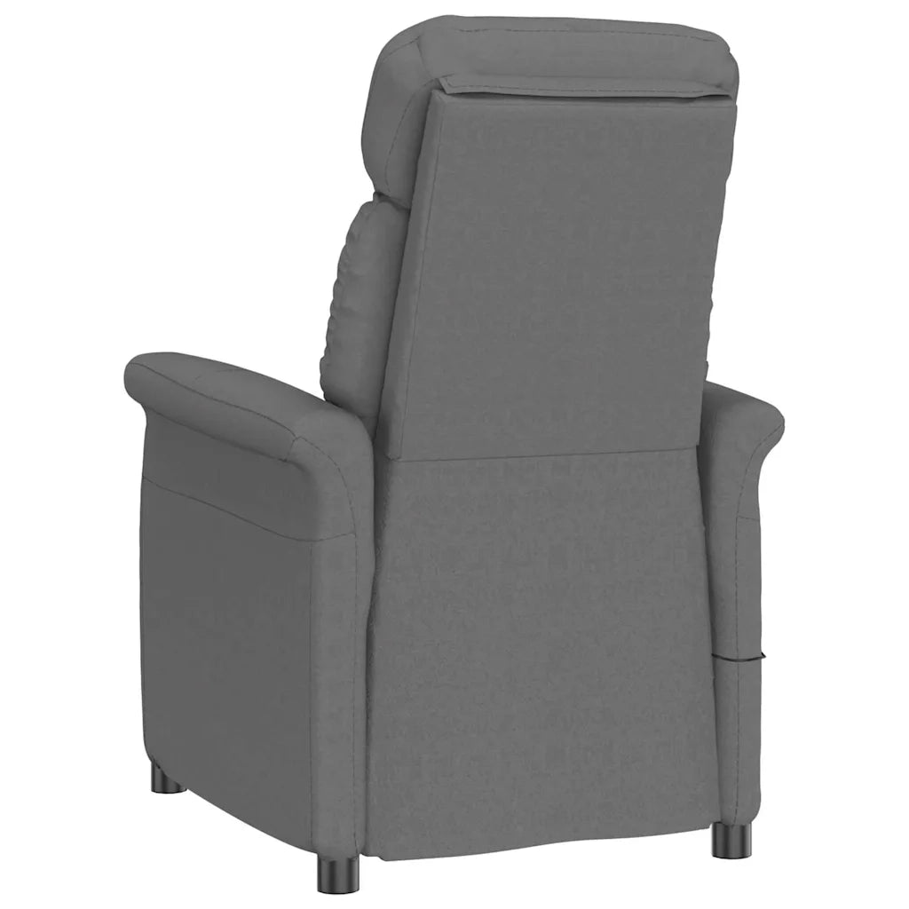 Sedia da massaggio Grigio scuro 96.5 x 70.5 x 95 cm Microfibra 348409