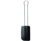 Schrappatore per impasto grande - versatile e robusto - 1 pezzo - nero - acciaio inossidabile e silicone