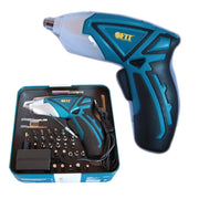 Trade Shop - Mini Trapano Avvitatore Con 33 Pezzi Cordeless 4.8volt Ricaricabile Punte Fit -