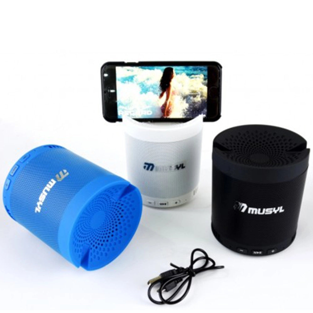 Trade Shop - Speaker Cassa Bluetooth Mp3 Vivavoce Led Microsd Usb Tf Radio Fm Mu-q3 -