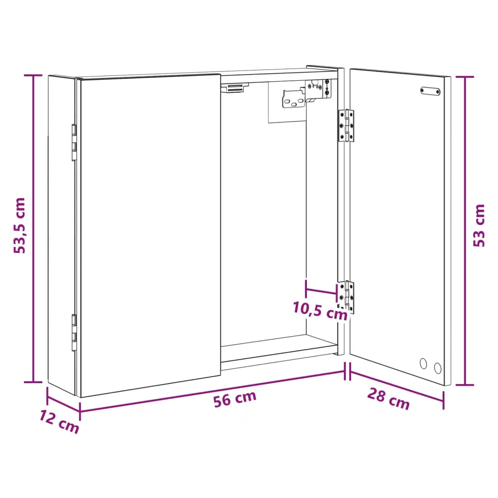 Armadio per Dartboard Bianco 56 x 12 x 53,5 cm 8006660