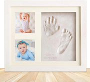 Impressione mani e piedi in gesso per neonati - richiede contenuto HTML.