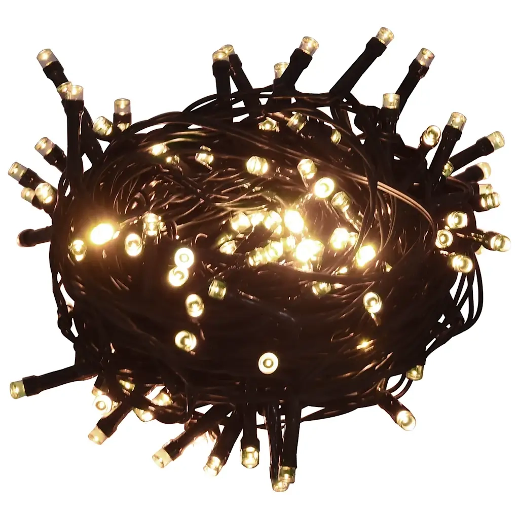 Stringa di Luci con 300 LED Bianco Caldo 30 m in PVC CFW8587757