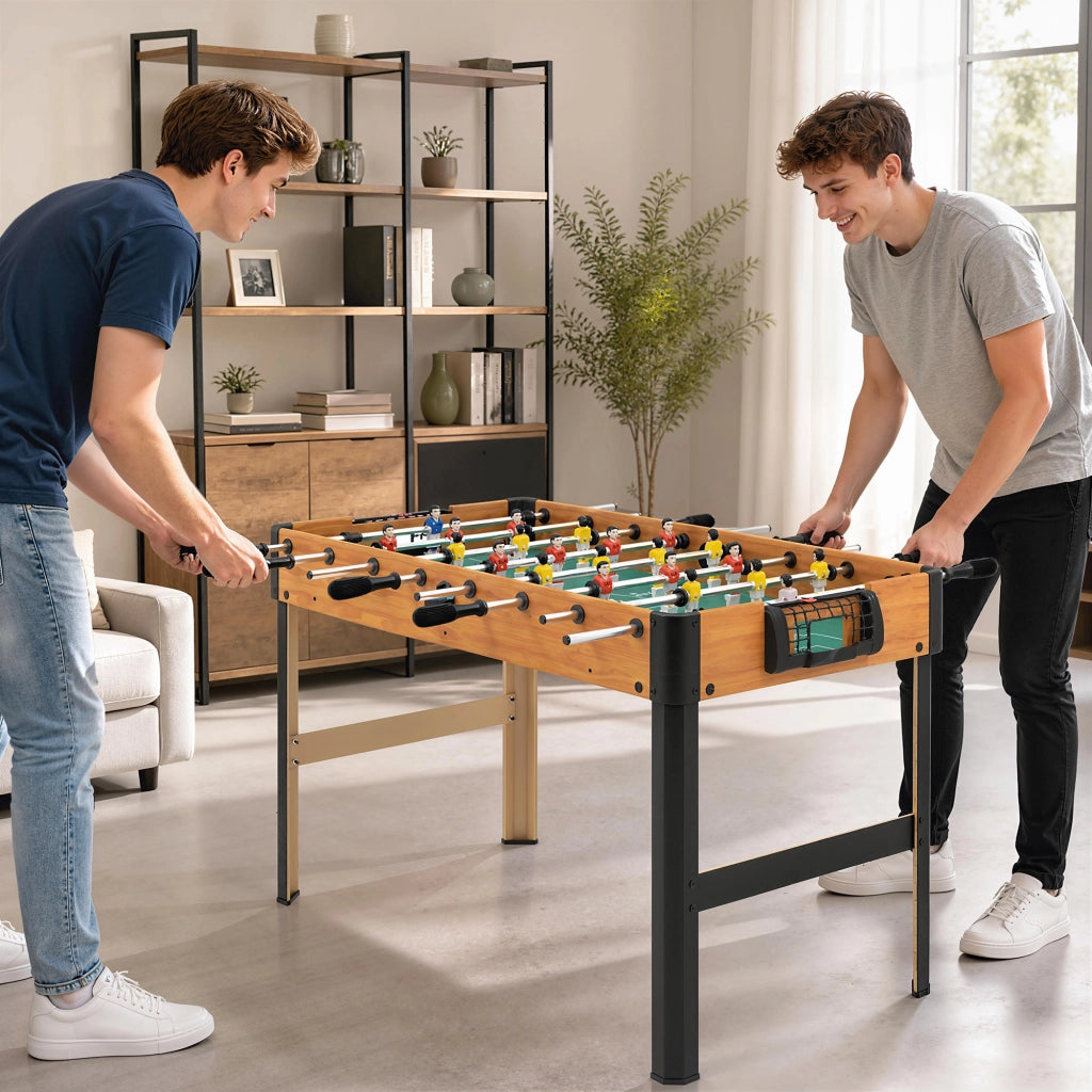 Tavolo da calcio per bambini ¨C Minimal ¨C 118x104x69 cm nero