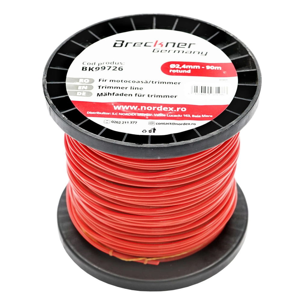 Filo per decespugliatore tondo, 2,4 mm x 90 m Breckner Germany