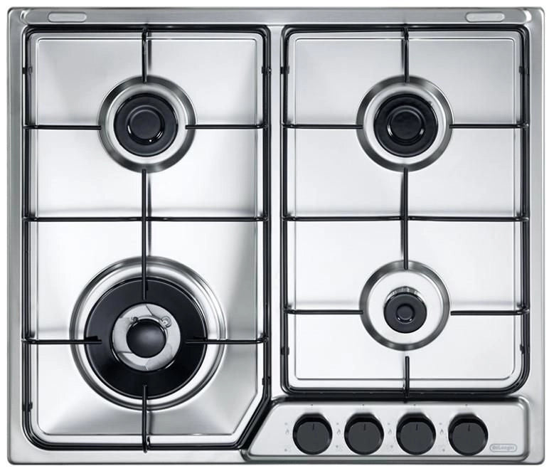 De’Longhi FFA 46 ASDV piano cottura Acciaio inossidabile Da incasso 60 cm Gas 4 Fornello(i)