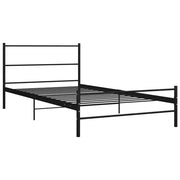 Giroletto Nero in Metallo 90x200 cm 286496