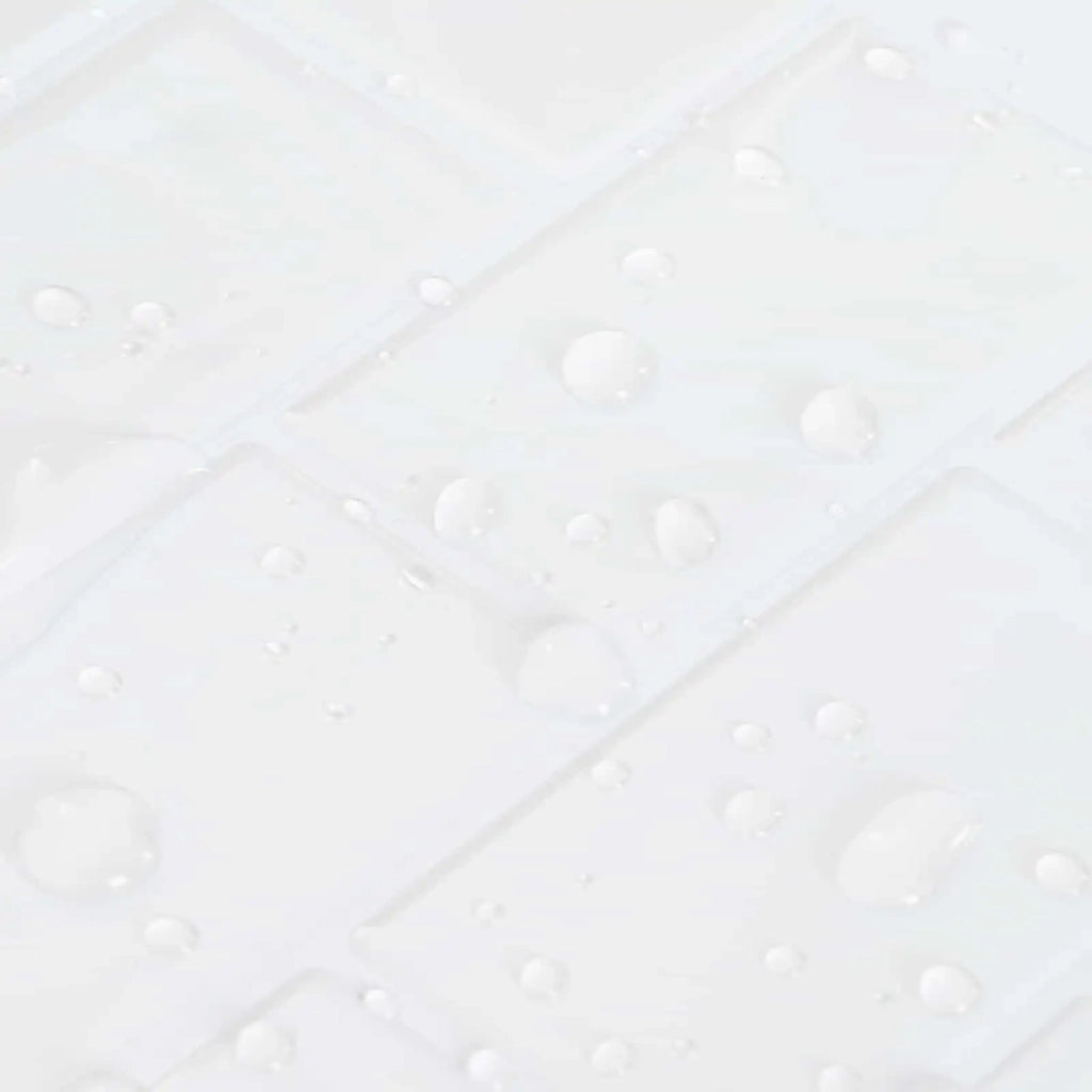 Piastrella subway 20 pcs Bianco 30 x 30 cm Poliuretano e PET 42046121