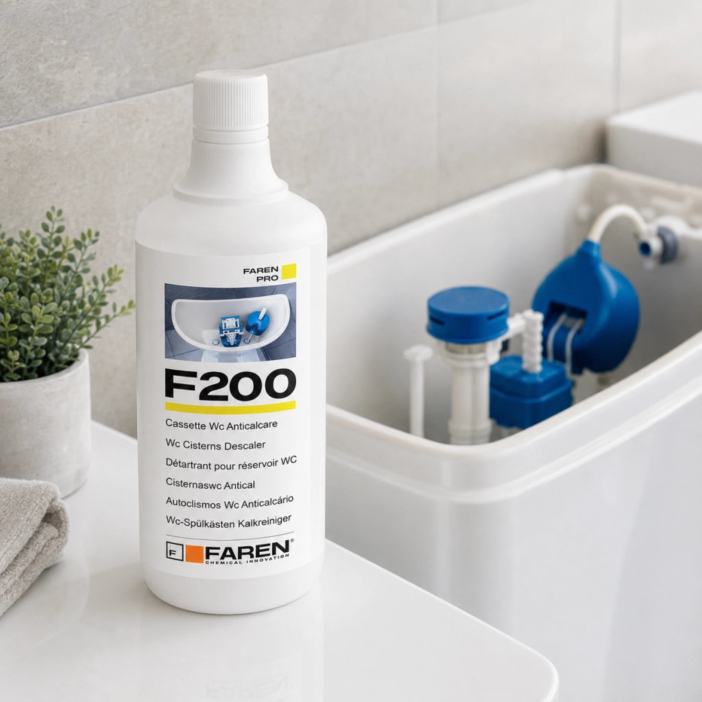 Faren f200 disincrostante anticalcare per cassette wc 1 lt 6 pezzi