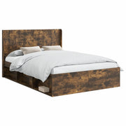 Letto da camera | Struttura del letto con stoccaggio e testata 3 pcs