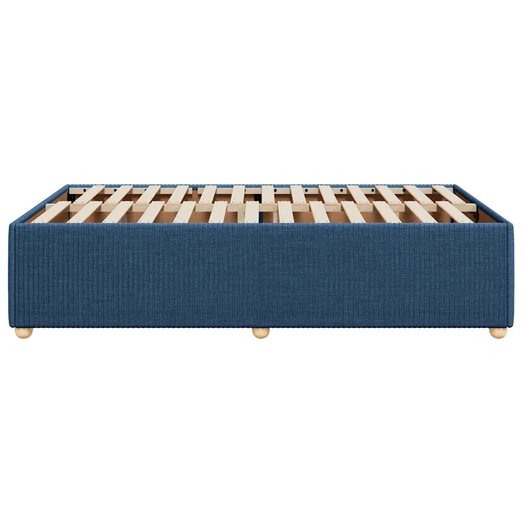 Giroletto senza Materasso-Struttura Letto Blu 120x190 cm in Tessuto 627663