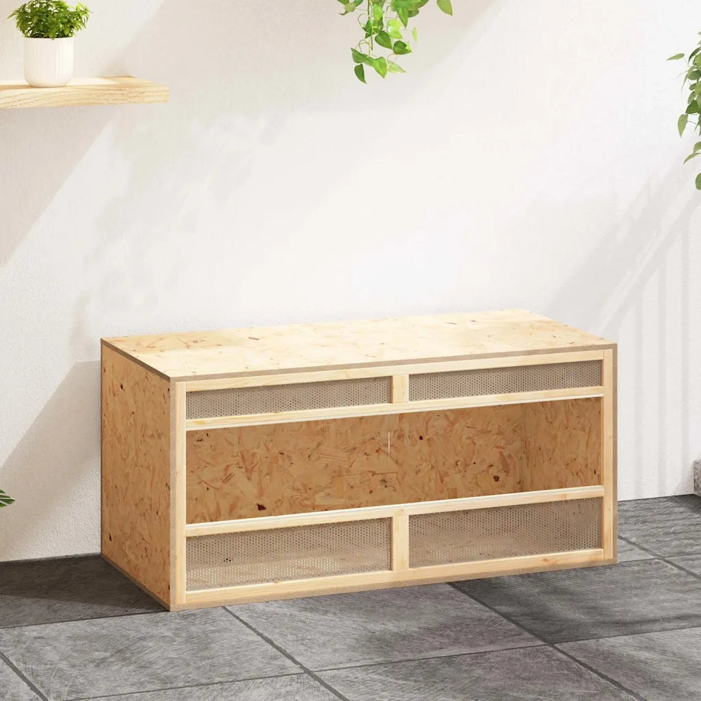 Terrario in Legno Multistrato 100x47x47 cm 170885