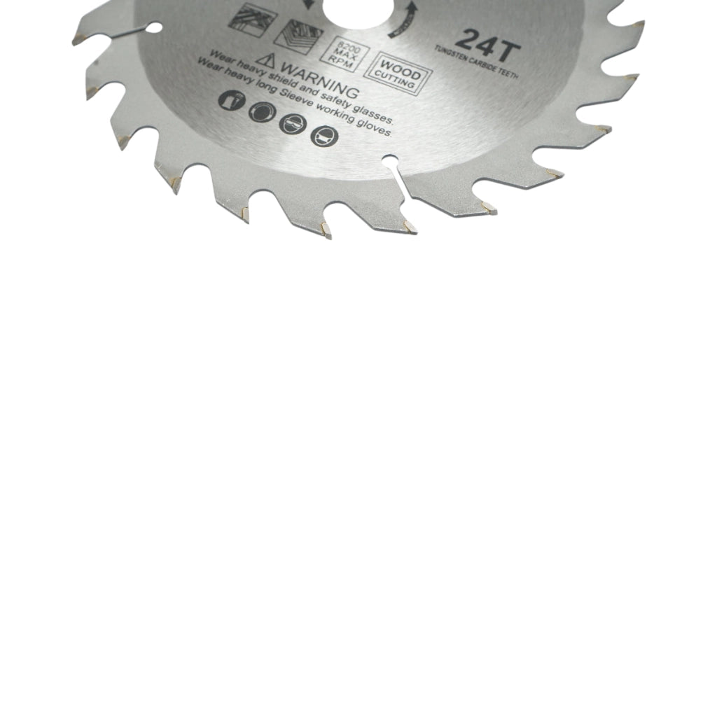 Disco circolare widia per legno 185x22,23mm, max. velocità. Crownman da 8.200 giri/min, 24 denti
