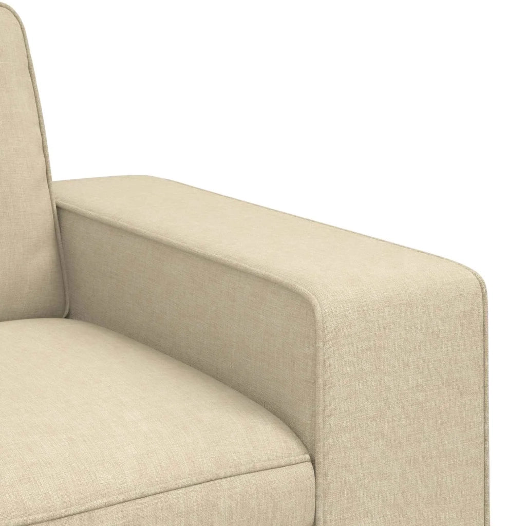 Set di divani 2 pcs Crema 222 x 80 x 82 cm Tessuto 3407593
