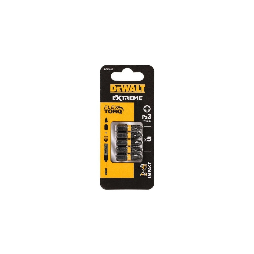 Dewalt extreme 5 inserti impact torsion pz 3