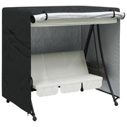 Copertura per dondolo da esterno Nero 175 x 125 x 180 cm