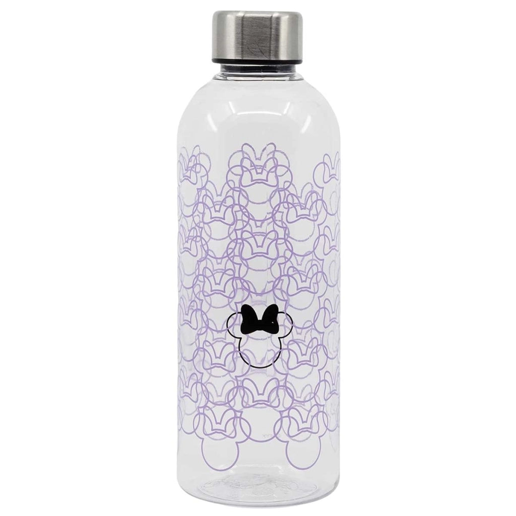 Bottiglia d'acqua riutilizzabile da 850 ml per bambini con tappo a tenuta stagna Bianco Minnie Mouse