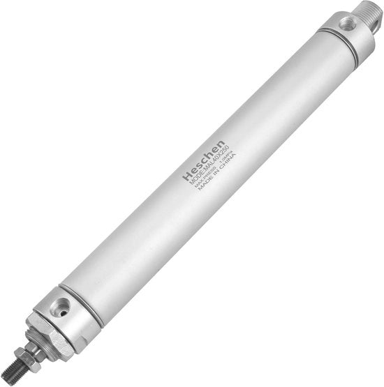 Cilindro pneumatico a doppia azione - Diametro 40 mm - Cilindro sottile - Finestra di lavoro zavorrata - Materiali resistenti - Cilindro ad alta forza - Adatto per applicazioni industriali