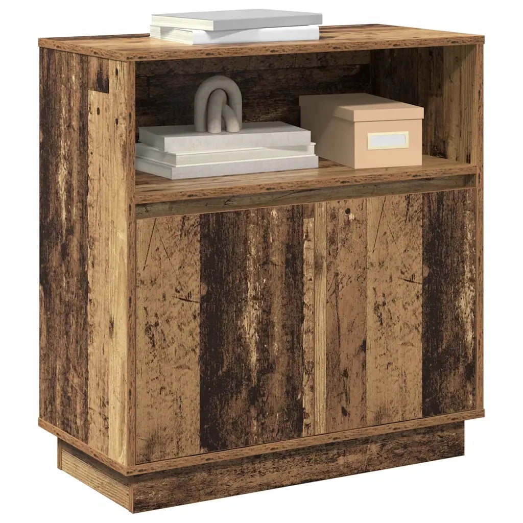 Madia LED Legno vecchio 71 x 34,5 x 75 cm Legno multistrato 869656