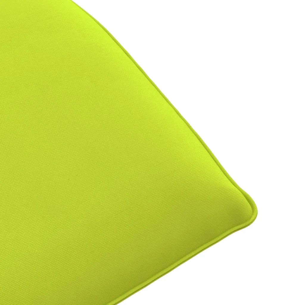 Sdraio da giardino | Lettino Pieghevole Verde 175x54x8,5 cm in Tessuto Oxford