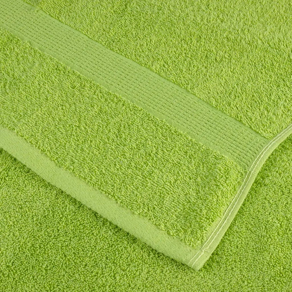 Set di asciugamani premium SOLUND 12 pezzi Verde mela 600 g/m2