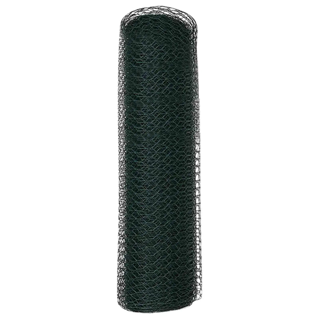 Recinzione Esagonale Verde 0,6 x 10 m PVC 42005338