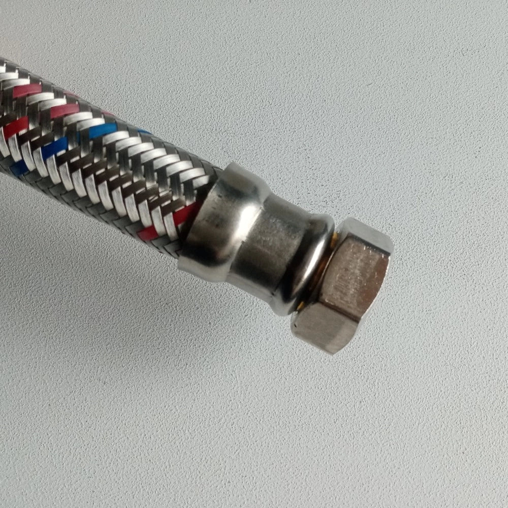 Flessibile acqua antivibrante mf da 1 x 40cm completo di guarnizione