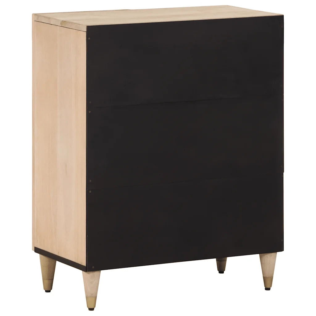Credenza 60x33x75 cm in Legno Massello di Mango 358250