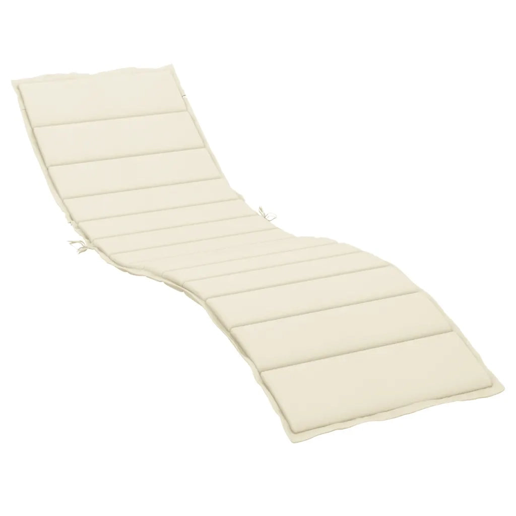 Cuscino per Lettino Crema 200x70x3 cm in Tessuto Oxford 314220