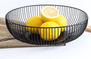 Fruitiera metallica moderna 28 cm - Mandolina aereata e sostenibile per frutta fresca a lunga conservazione