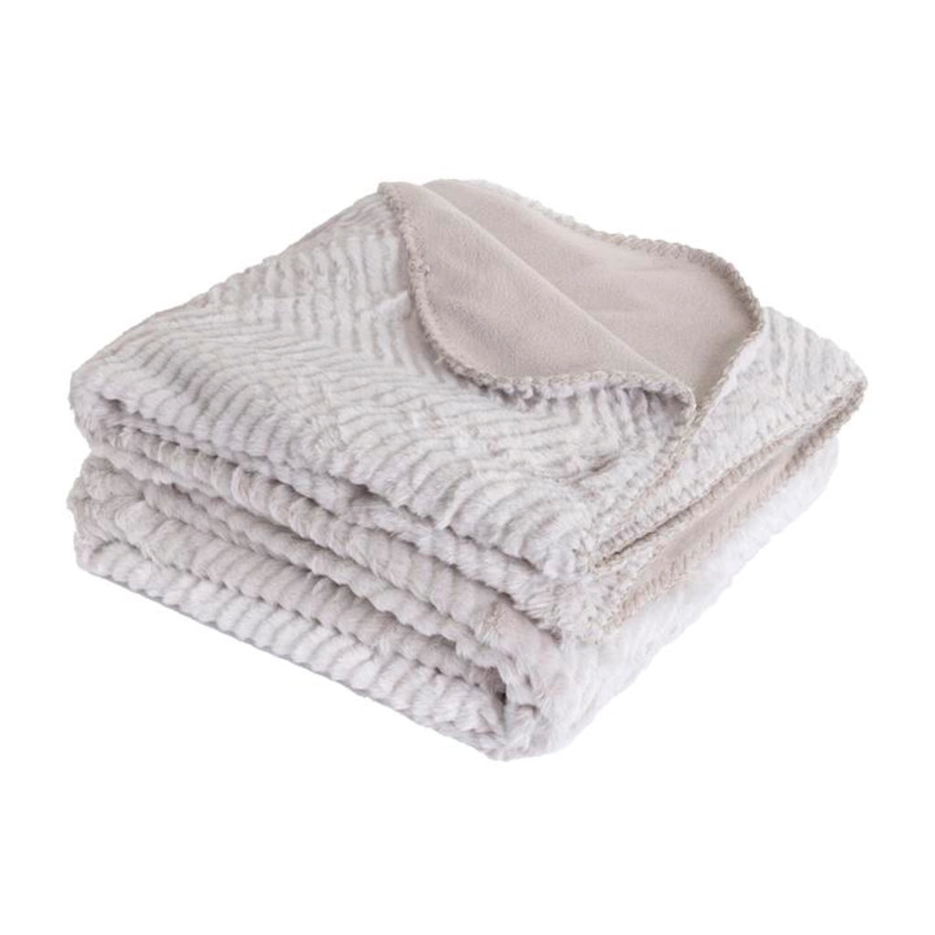 Coperta a quadri beige 130x170cm ARYNDAL