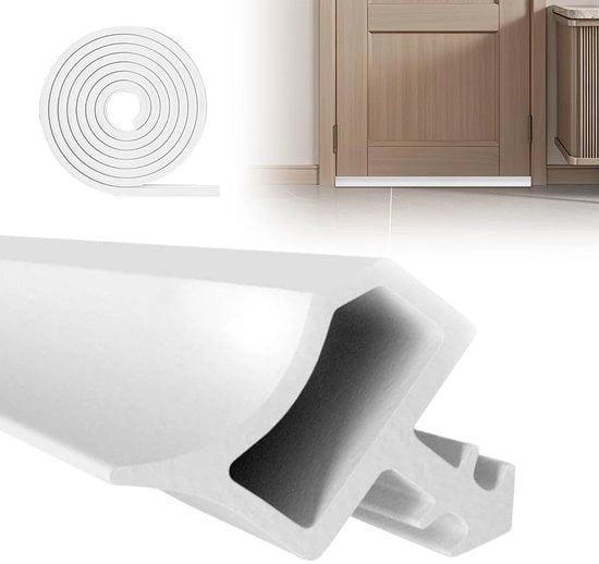 Isolante acustico autoadesivo - Materiale PVC - Spessore di 4mm - Profondità di 7mm - Altezza di 12mm - Sealing per tubi