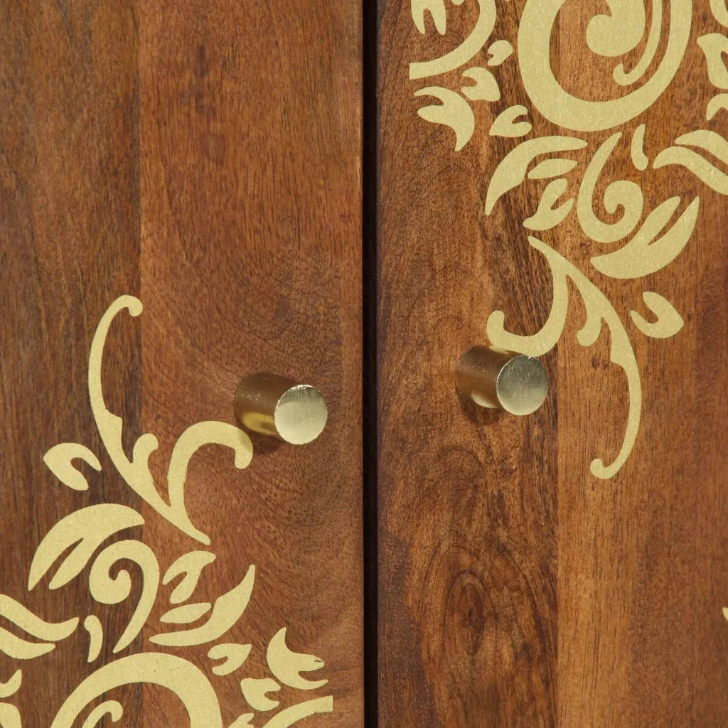 Credenza Marrone 60 x 33 x 75 cm Legno di mango massello 4018738