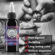 Inchiostro di Tattoo Nero Professionale per Microblading e Body Painting - 30ml