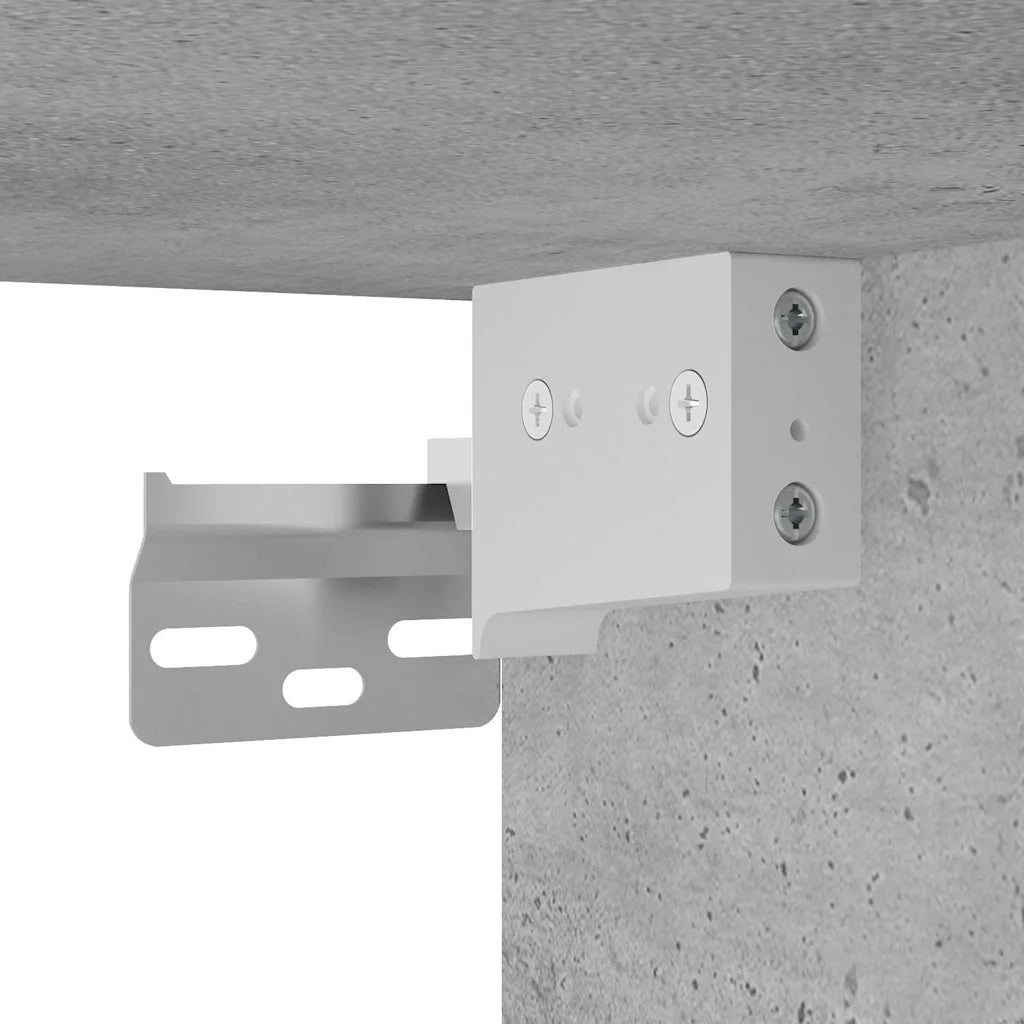 Mobile da Bagno con Lavabo Integrato e Rubinetto Grigio Cemento 3324891
