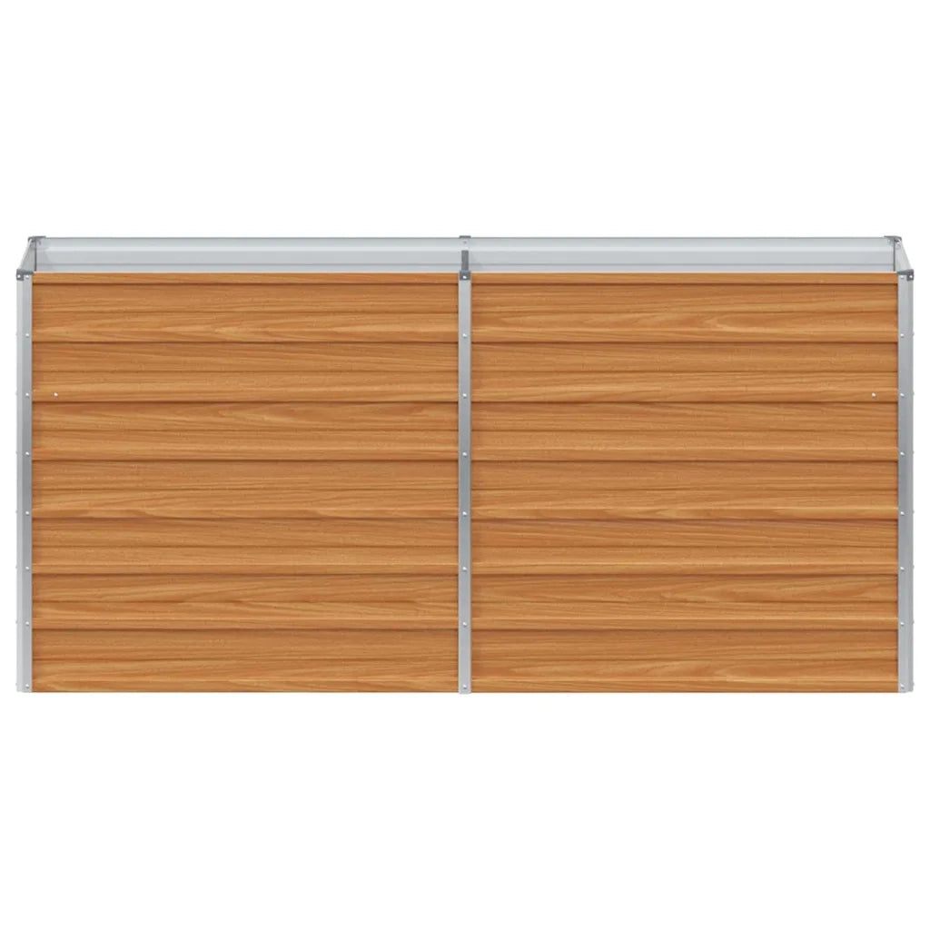 Fioriere | Cassetta per fiori | Letto rialzato da giardino Marrone Chiaro 160 x 40 x 77 cm
