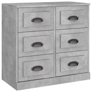 Credenza | Madia | Buffet da pranzo | Armadio da pranzo Grigio Cemento 70x35,5x67,5 cm in Legno Multistrato