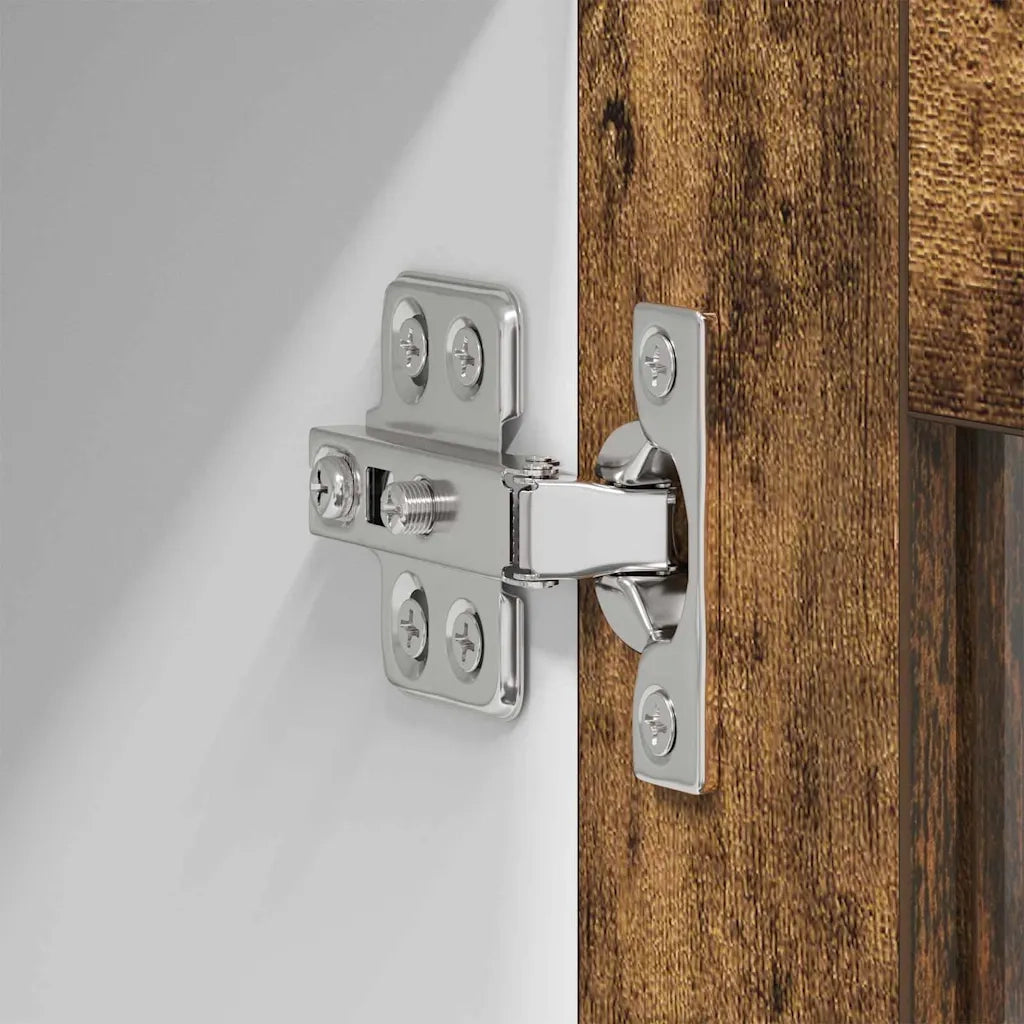 Armadio pensile Rovere fumé 80 x 31 x 100 cm Legno multistrato 884398