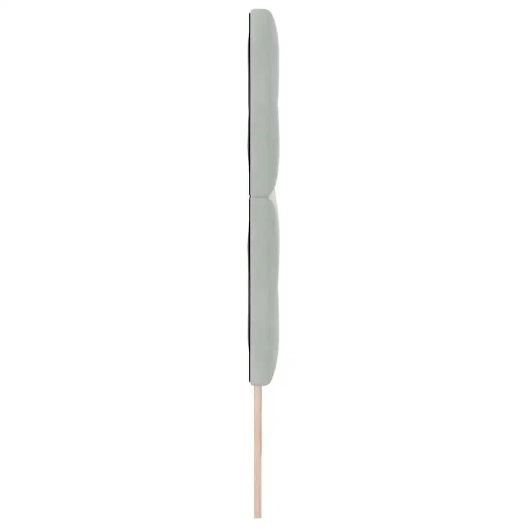 Testiera LED con strisce LED Grigio chiaro 180 cm Velluto 3338456